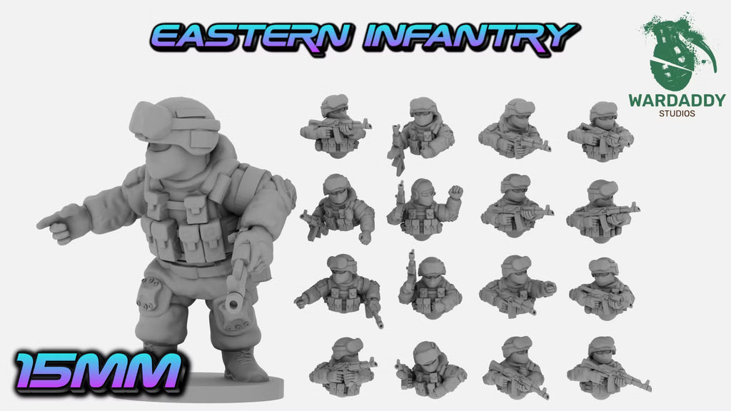 Eastern Modular Infantry - Modern Military Miniatures - Wardaddy Studios