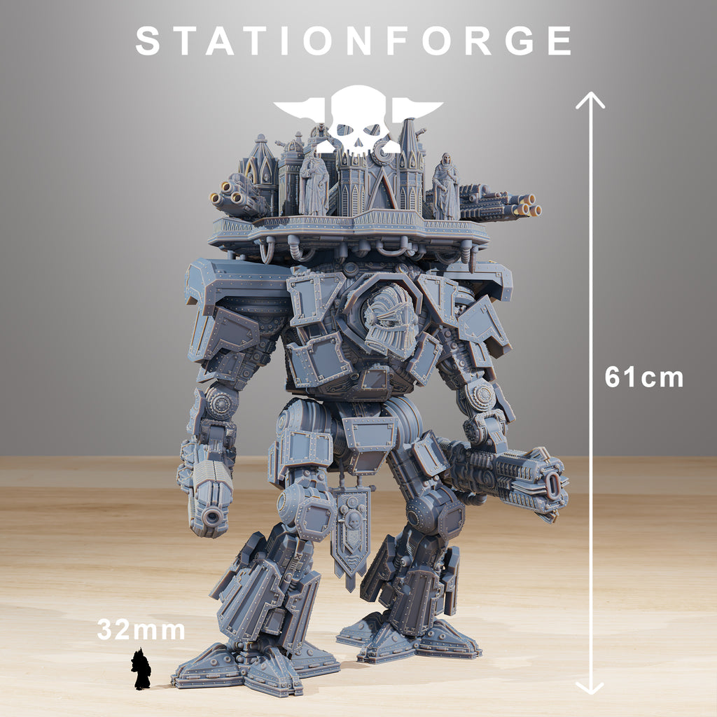 Scavenger Trident - Massive Resin Titan Walker for Sci Fi Wargaming - StationForge