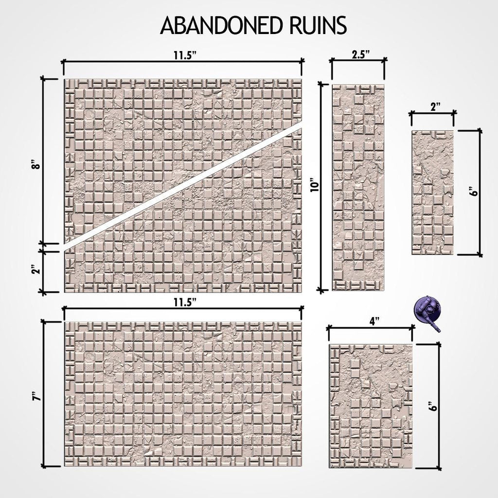 11th Edition Terrain Layouts - Sci Fi Tabletop Terrain for 28mm Wargaming & Kill Team - Txarli Factory - Sigmarite Boutique