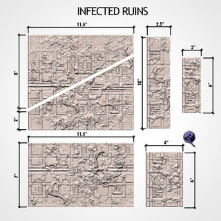 11th Edition Terrain Layouts - Sci Fi Tabletop Terrain for 28mm Wargaming & Kill Team - Txarli Factory - Sigmarite Boutique