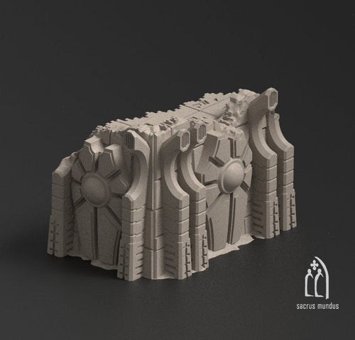 2 Story Glyphed Ruin - Davonis the Ancient Burial Site - Sacrus Mundus Designs - Sigmarite Boutique
