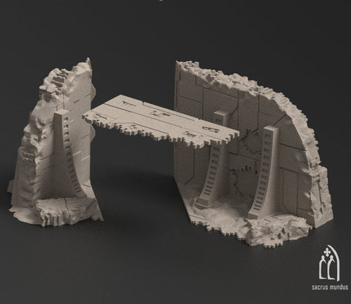 2 Story Ruin - Davonis the Ancient Burial Site - Sacrus Mundus Designs - Sigmarite Boutique
