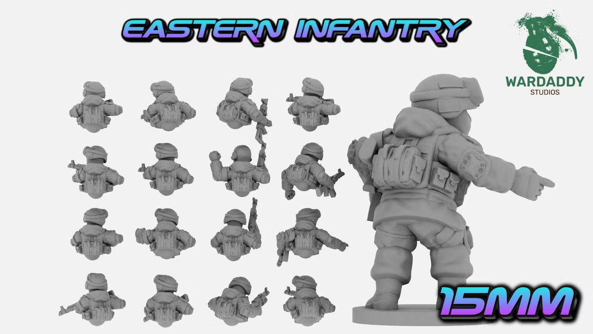 Eastern Modular Infantry - Modern Military Miniatures - Wardaddy Studios