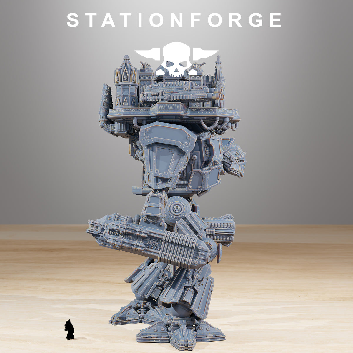 Scavenger Trident - Massive Resin Titan Walker for Sci Fi Wargaming - StationForge