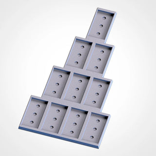 25x50mm to 30x60mm Rectangular Lance Adaptor Trays - Txarli Factory Designs - Sigmarite Boutique