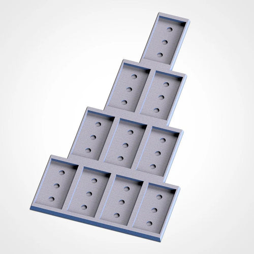 25x50mm to 30x60mm Rectangular Lance Adaptor Trays - Txarli Factory Designs - Sigmarite Boutique