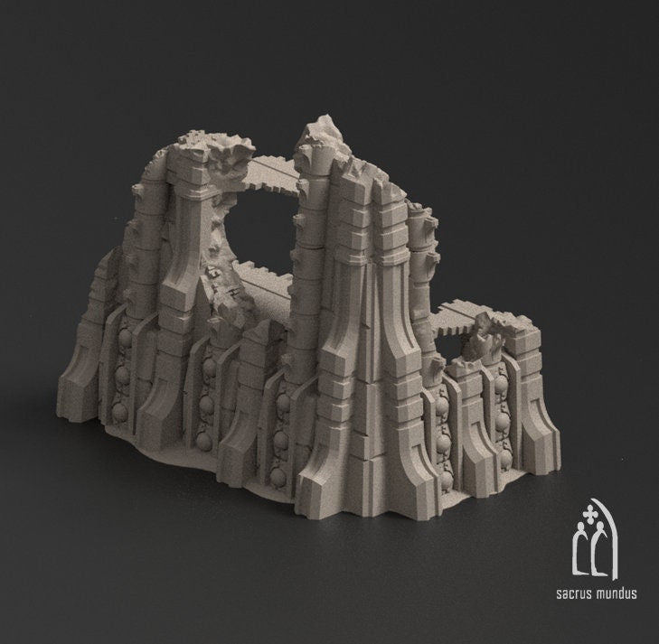 3 Story Ruin A - Davonis the Ancient Burial Site - Sacrus Mundus Designs - Sigmarite Boutique