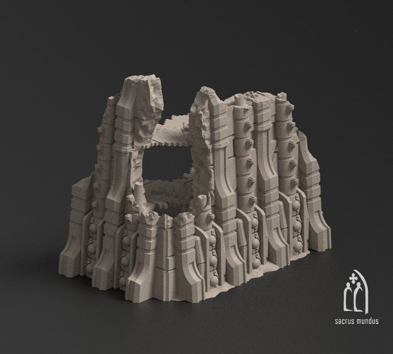 3 Story Ruin B - Davonis the Ancient Burial Site - Sacrus Mundus Designs - Sigmarite Boutique