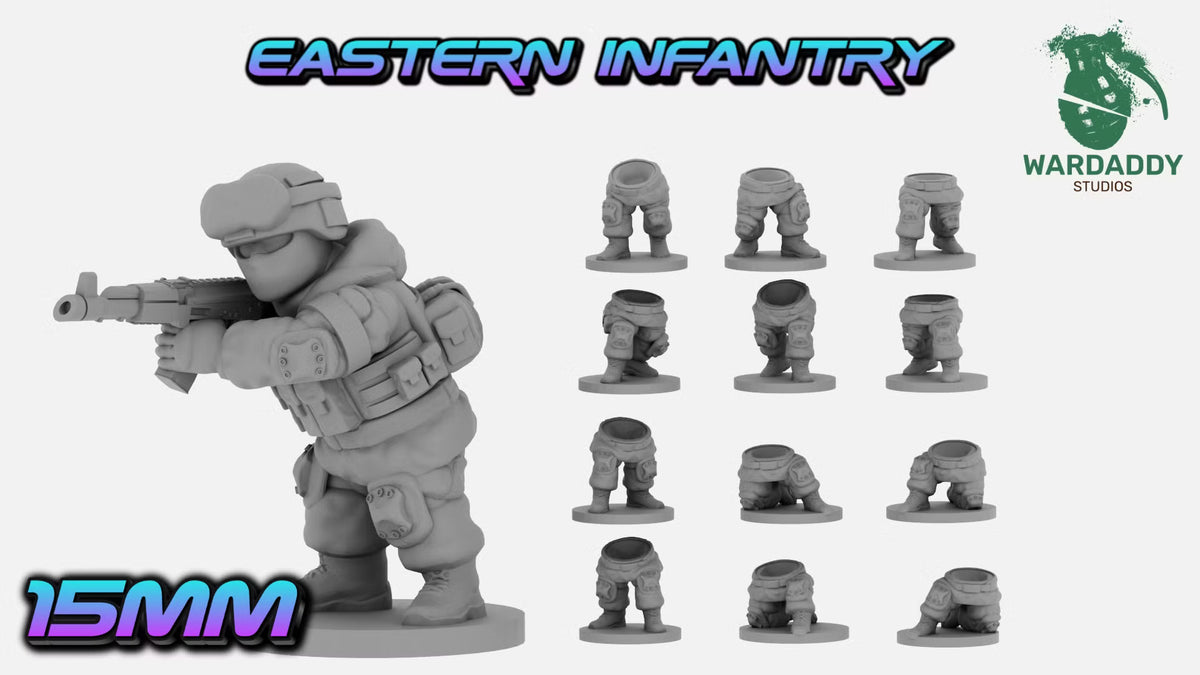 Eastern Modular Infantry - Modern Military Miniatures - Wardaddy Studios