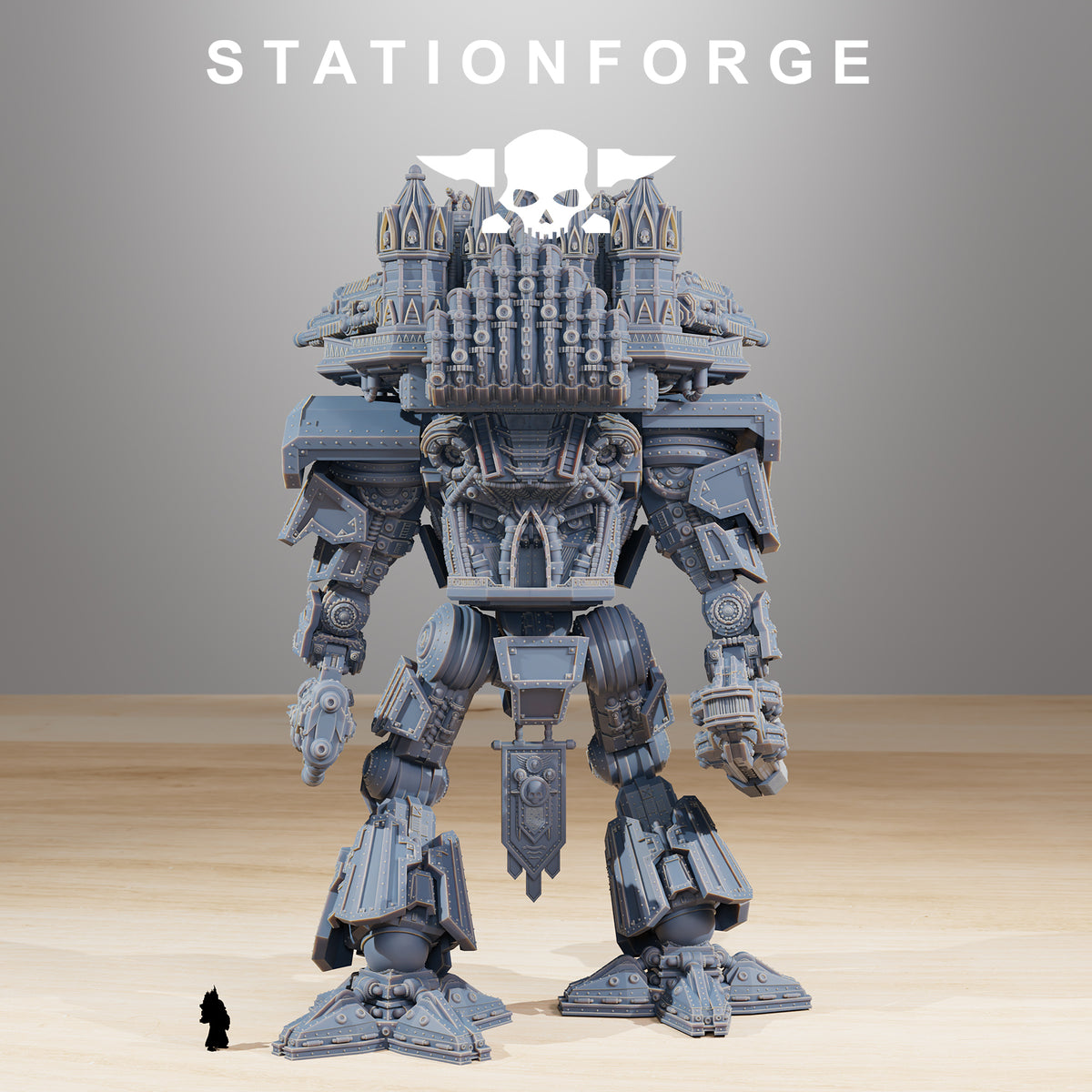 Scavenger Trident - Massive Resin Titan Walker for Sci Fi Wargaming - StationForge
