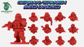 German / Spanish Mechanized Infantry - Resin Modern Miniatures - Wardaddy Studios