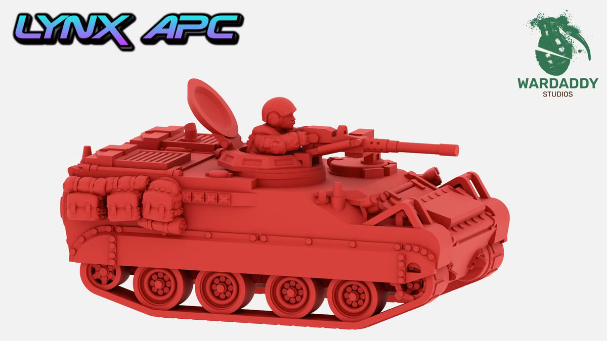 Lynx APC - Modern Armoured Personnel Carrier Miniature - Wardaddy Studios