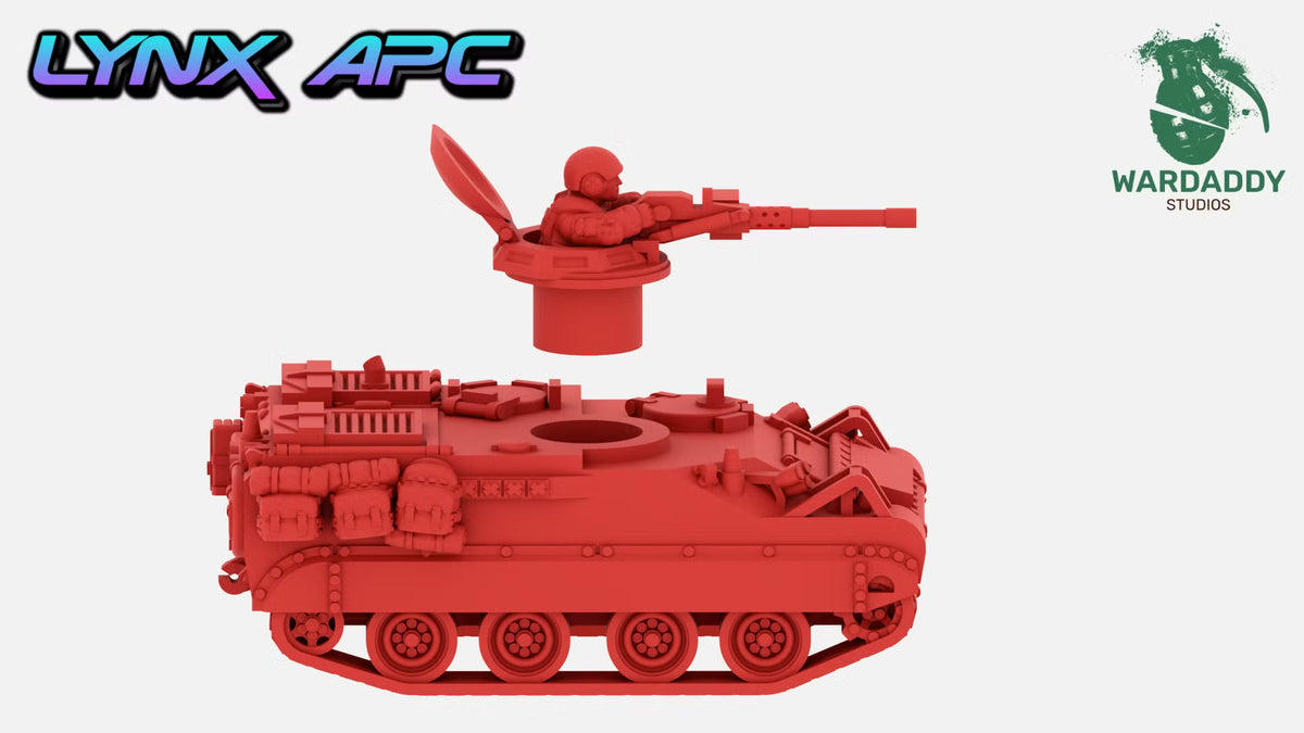 Lynx APC - Modern Armoured Personnel Carrier Miniature - Wardaddy Studios