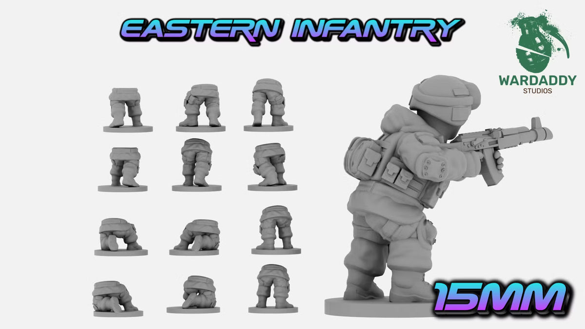 Eastern Modular Infantry - Modern Military Miniatures - Wardaddy Studios