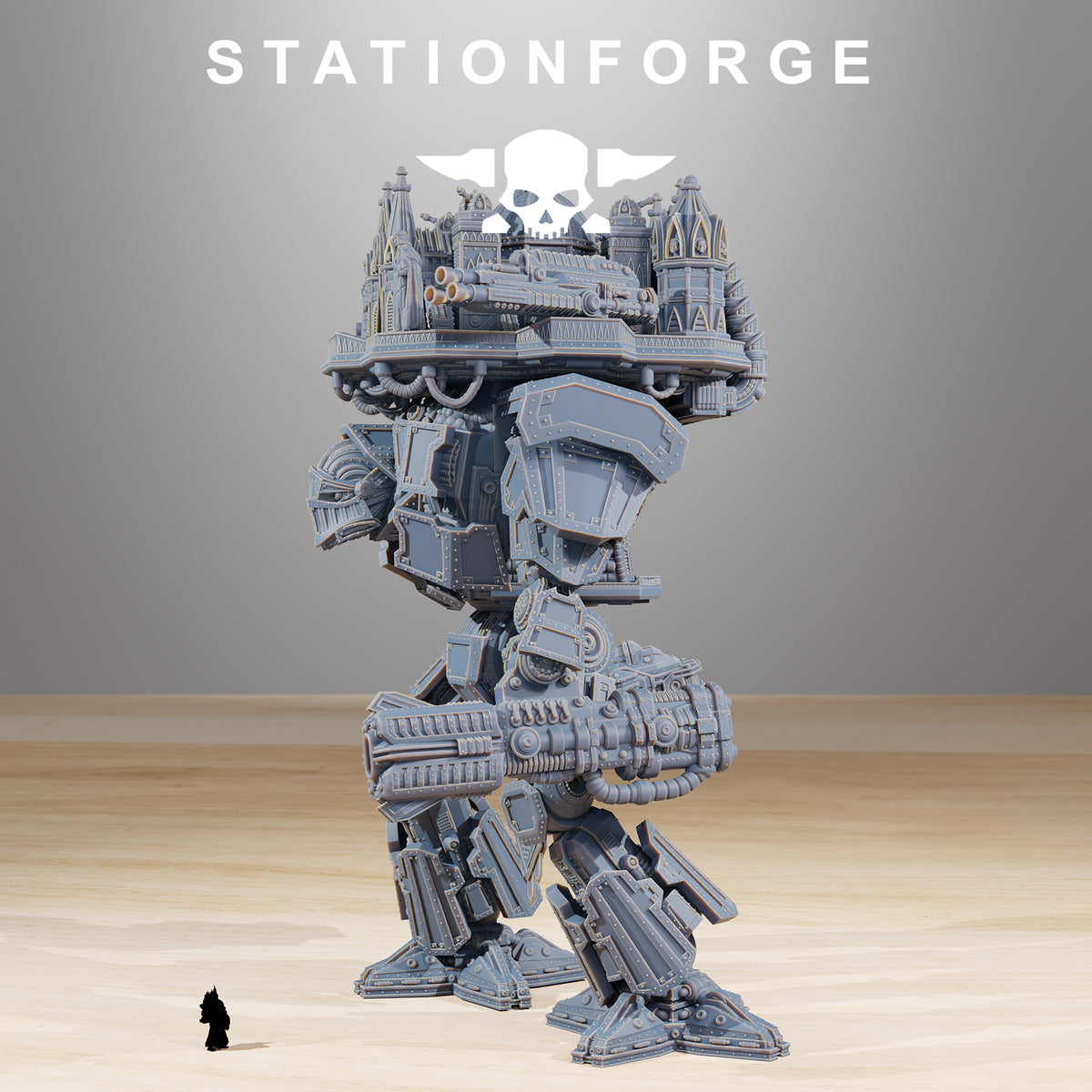 Scavenger Trident - Massive Resin Titan Walker for Sci Fi Wargaming - StationForge