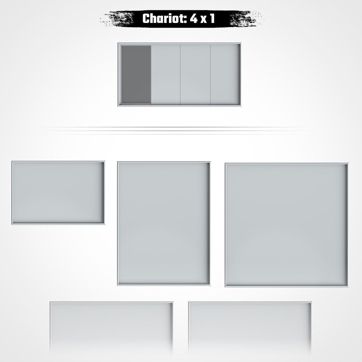 50mm x 100mm Chariot Unit Movement Trays - Txarli Factory Designs - Sigmarite Boutique