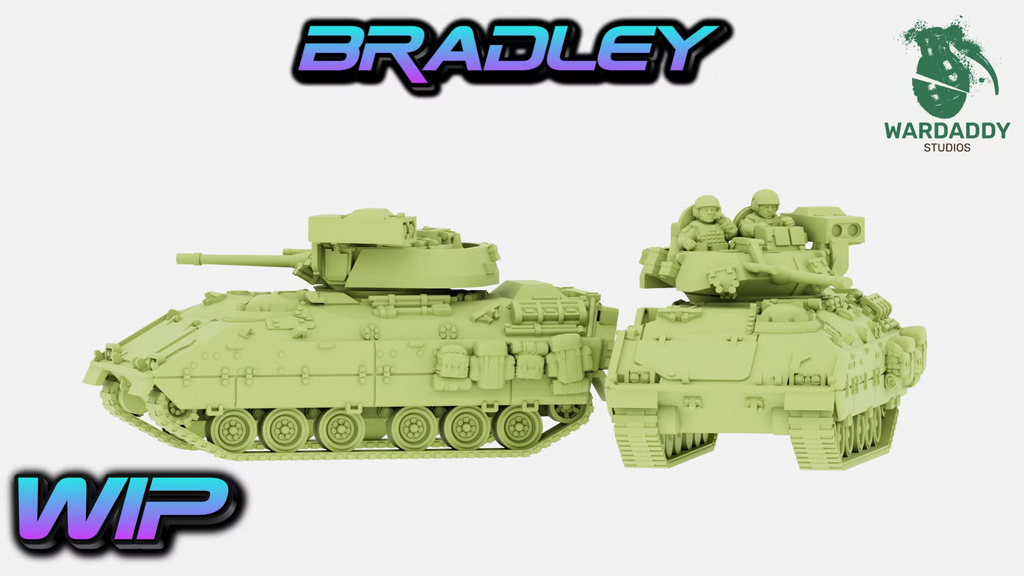M2 Bradley IFV - Modern Infantry Fighting Vehicle Miniature - Wardaddy Studios
