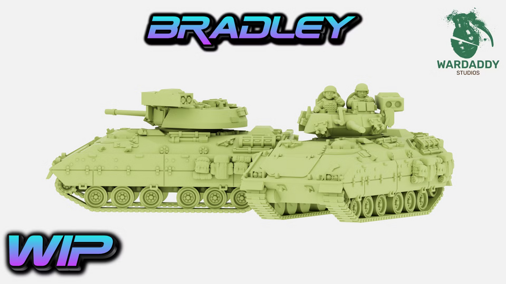 M2 Bradley IFV - Modern Infantry Fighting Vehicle Miniature - Wardaddy Studios