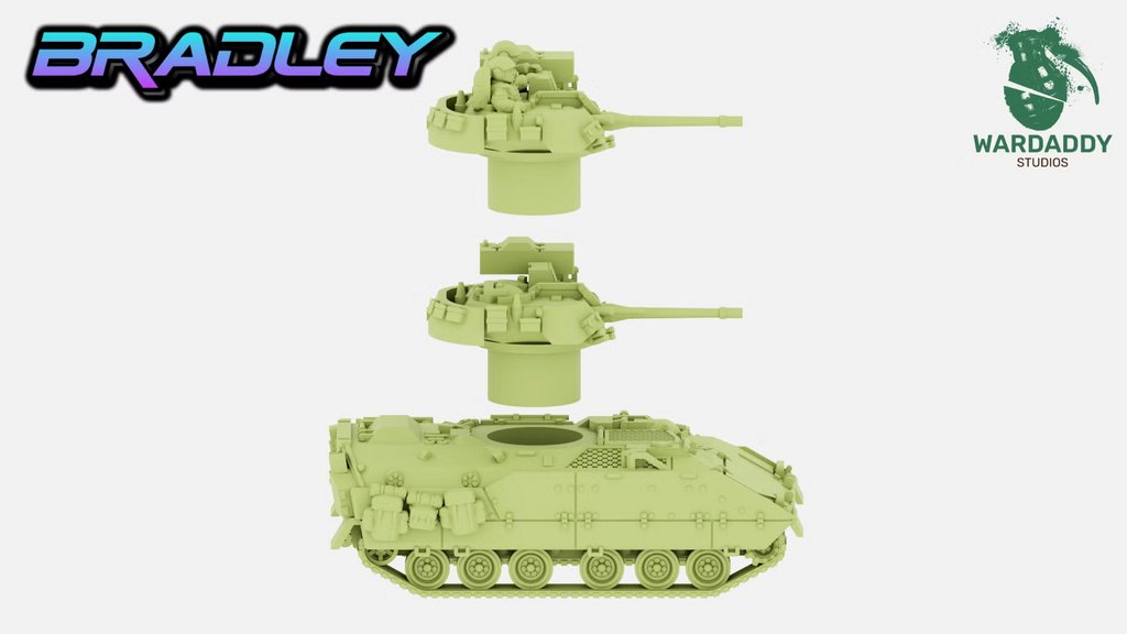 M2 Bradley IFV - Modern Infantry Fighting Vehicle Miniature - Wardaddy Studios