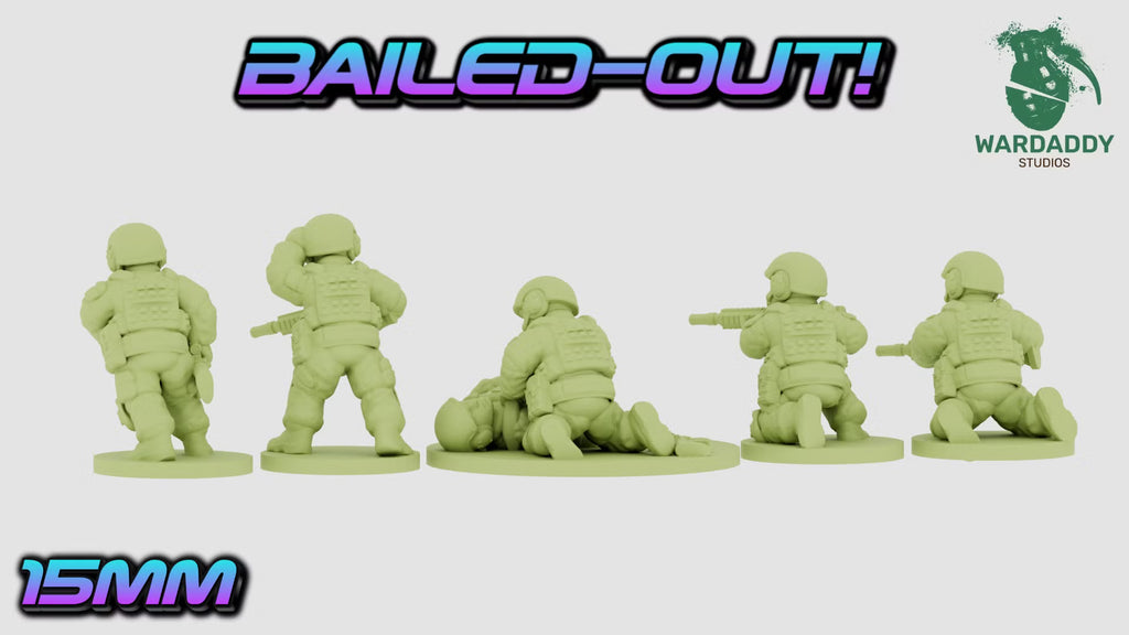 Modern Western Bailed-Out Tank Crew - Modern Tank Crew - Wardaddy Studios