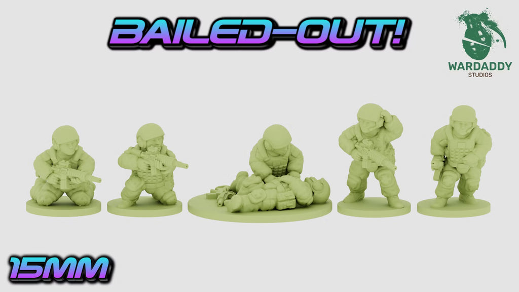 Modern Western Bailed-Out Tank Crew - Modern Tank Crew - Wardaddy Studios
