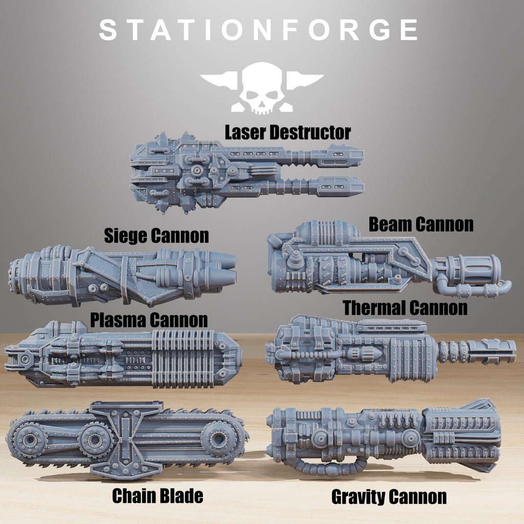 Scavenger Trident - Massive Resin Titan Walker for Sci Fi Wargaming - StationForge