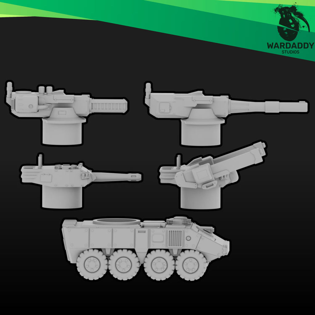 Bushmaster APC / IFV - Epic Scale Sci-Fi Armoured Vehicle- Wardaddy Studios