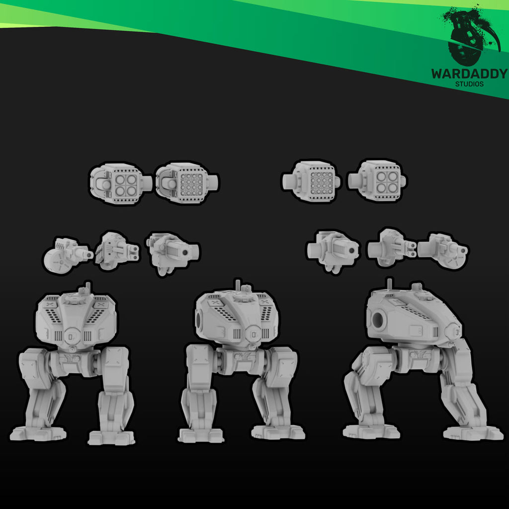 Gladiator MKII Walker - Epic Scale Sci-Fi Combat Mech - Wardaddy Studios
