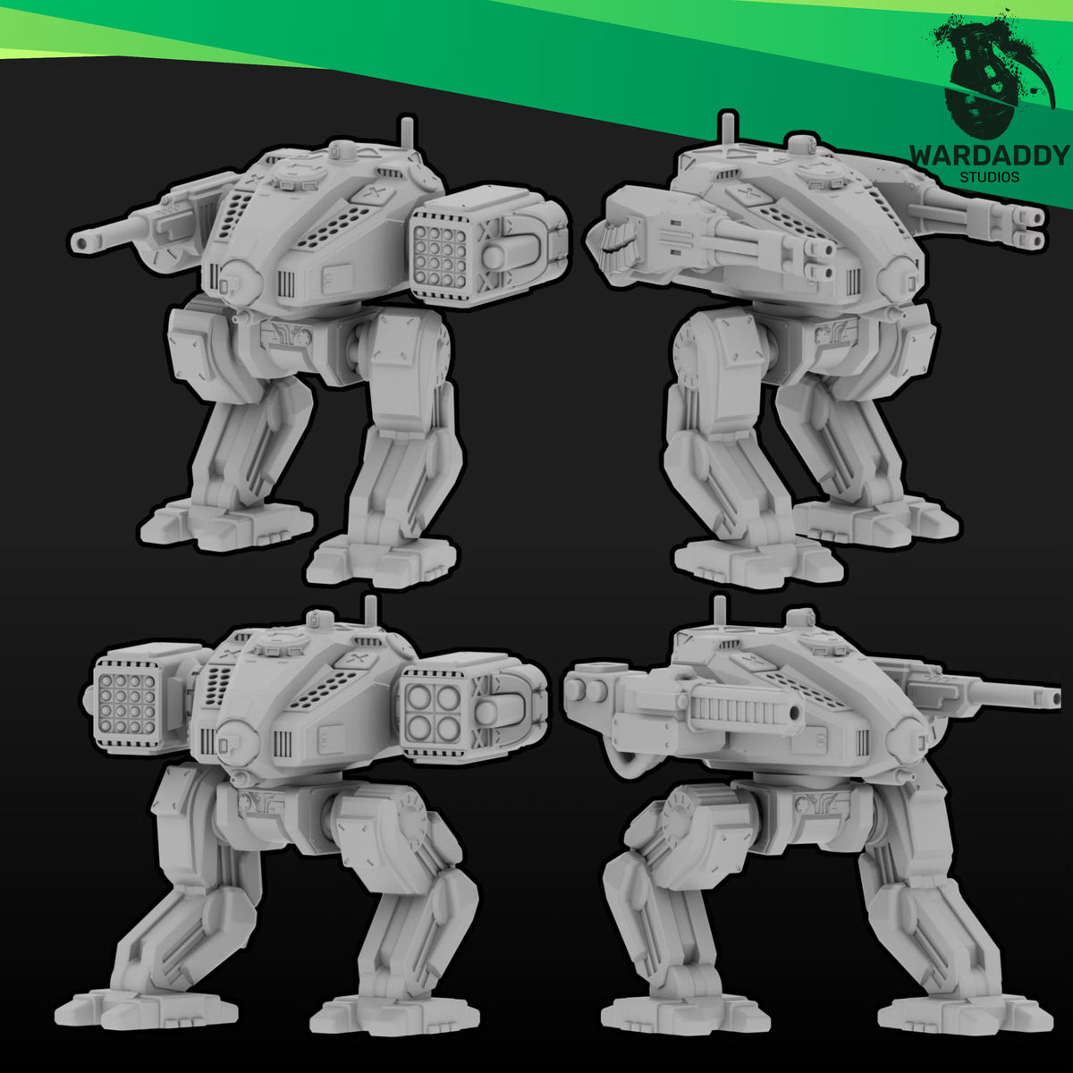 Gladiator MKII Walker - Epic Scale Sci-Fi Combat Mech - Wardaddy Studios