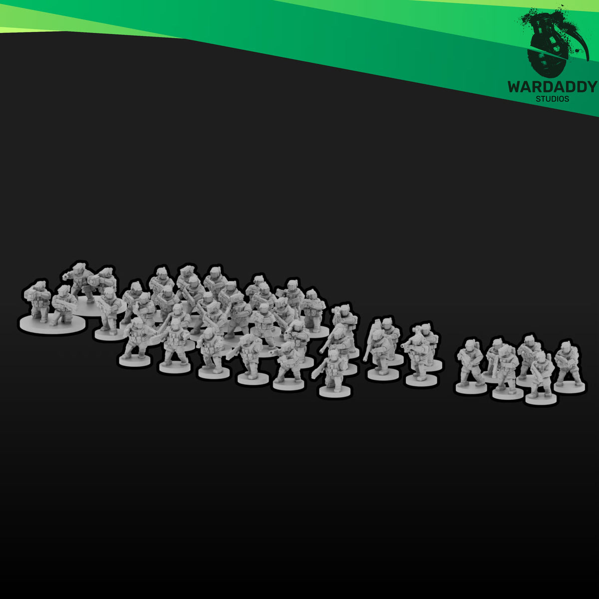 TAC ACU Infantry - 10mm Autonomous Combat Units Wardaddy Studios
