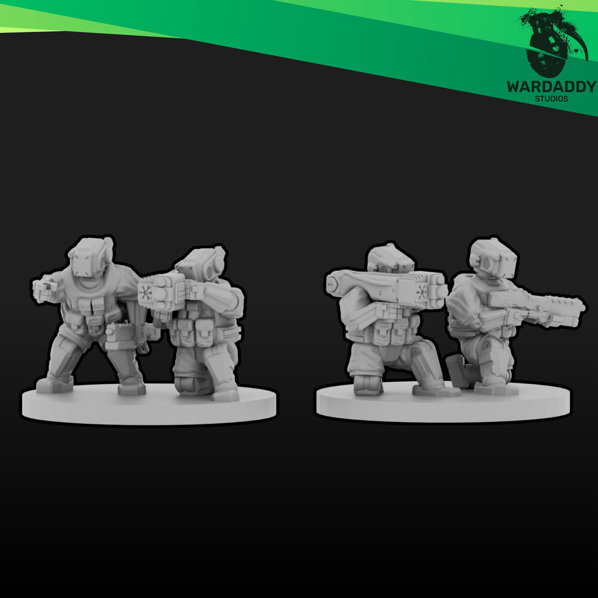 TAC ACU Infantry - 10mm Autonomous Combat Units Wardaddy Studios