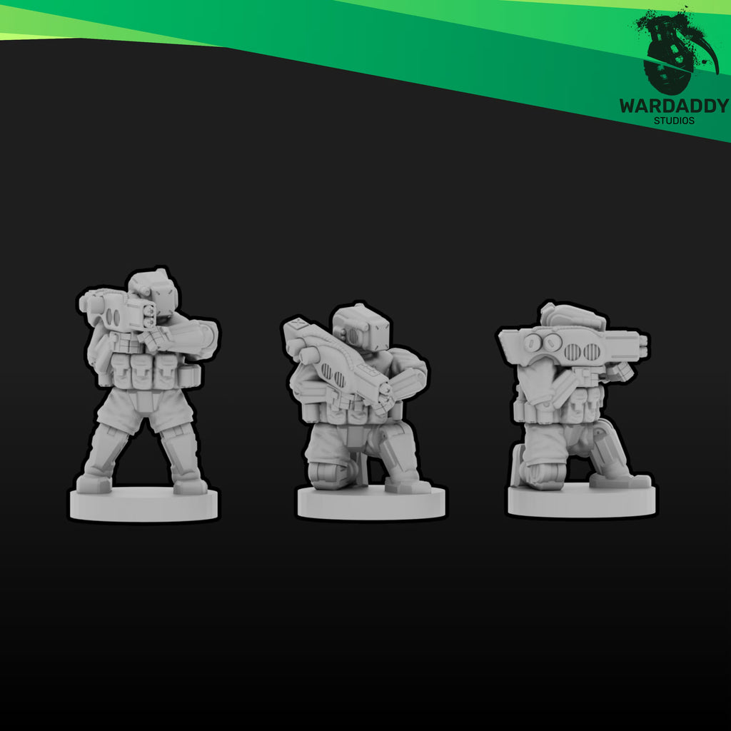 TAC ACU Infantry - 10mm Autonomous Combat Units Wardaddy Studios
