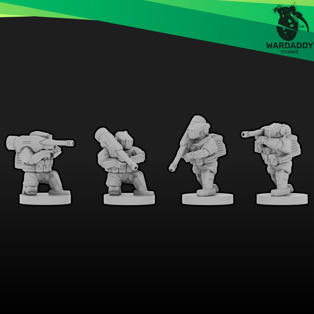 TAC ACU Infantry - 10mm Autonomous Combat Units Wardaddy Studios