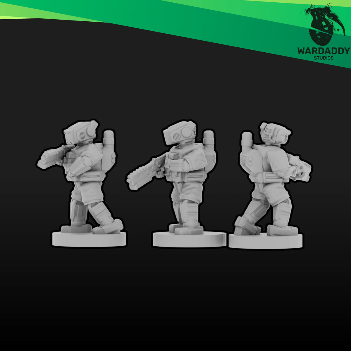 TAC ACU Infantry - 10mm Autonomous Combat Units Wardaddy Studios