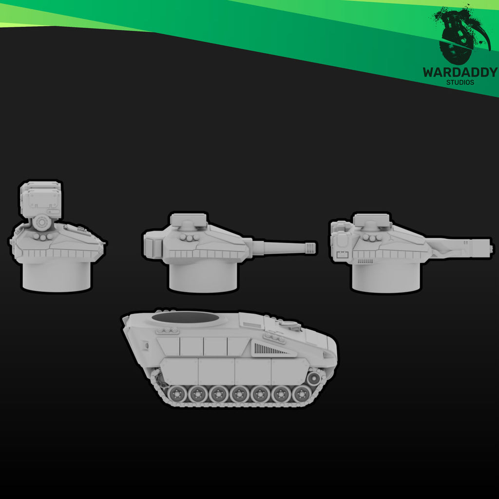 M122 APC / IFV - Epic Scale Sci-Fi Tracked Armoured Vehicle - Wardaddy Studios