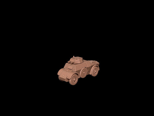 AB40 Armored Car - Italian WWII Recon Vehicle - 3D Printed Resin Miniatures in 6mm, 10mm, 15mm, and 20mm Scale - Eskice Miniatures - Sigmarite Boutique