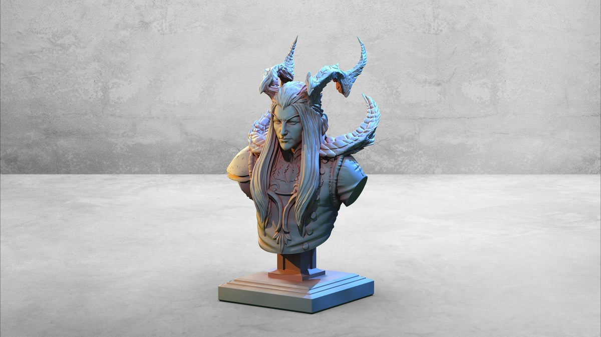 Abezathibou Bust - Before the Fall - Clay Cyanide - Sigmarite Boutique