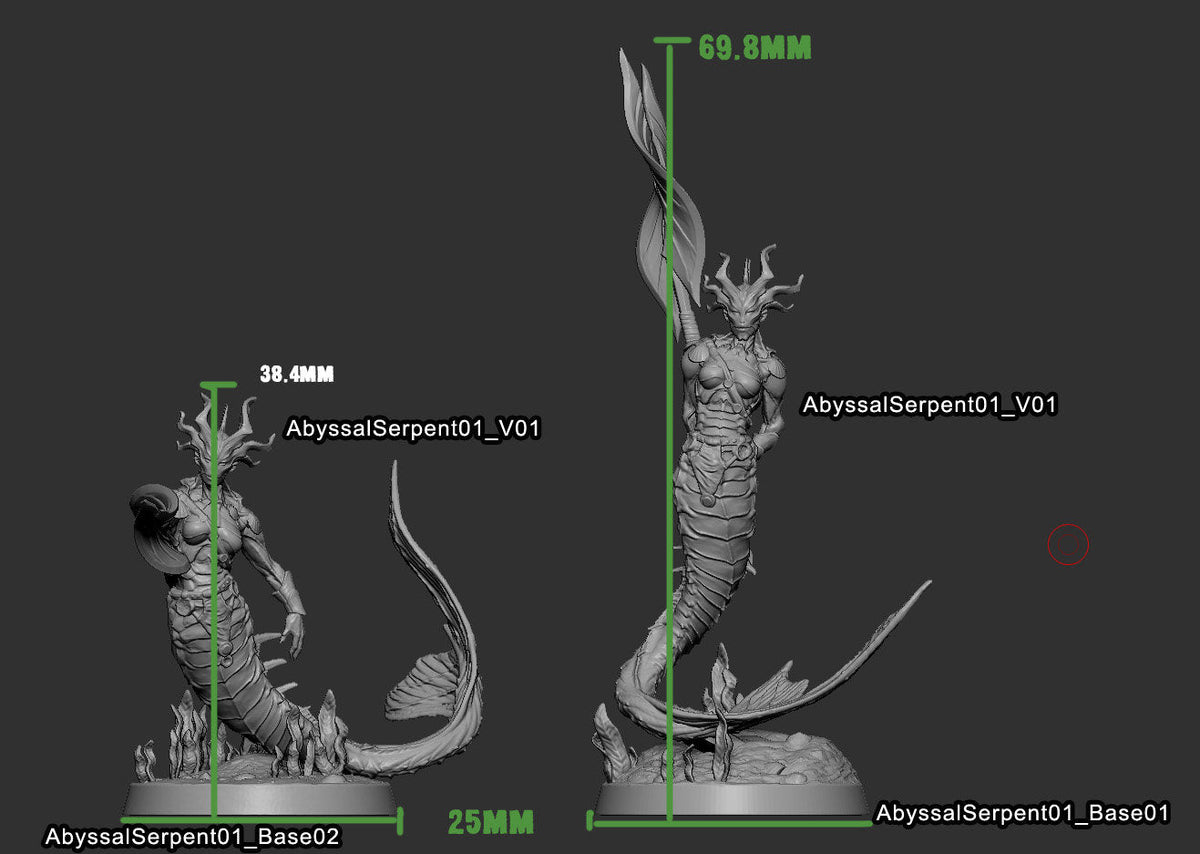 Abyssal Serpents - Depths of the Abyss - Mini Monster Mayhem - Sigmarite Boutique