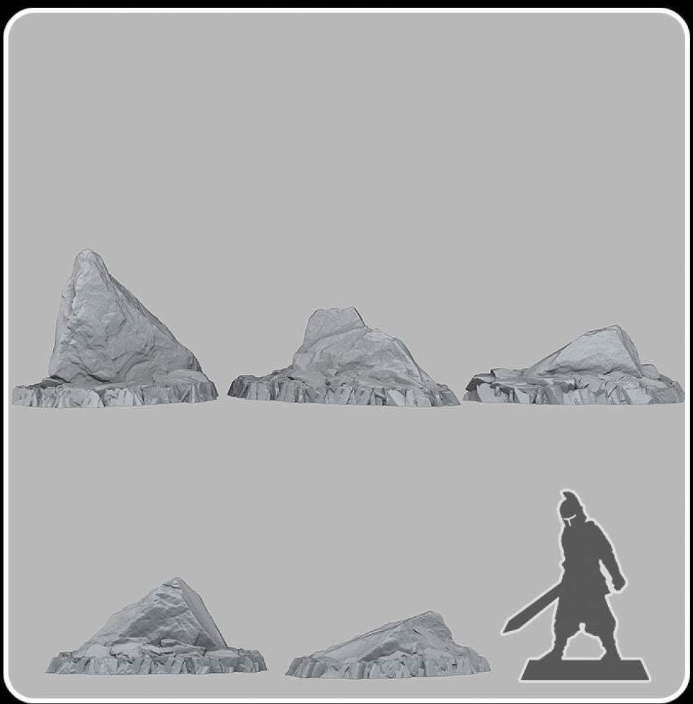 Agamot's Stones - Fantastic Plants and Rocks - Print Your Monsters - Sigmarite Boutique