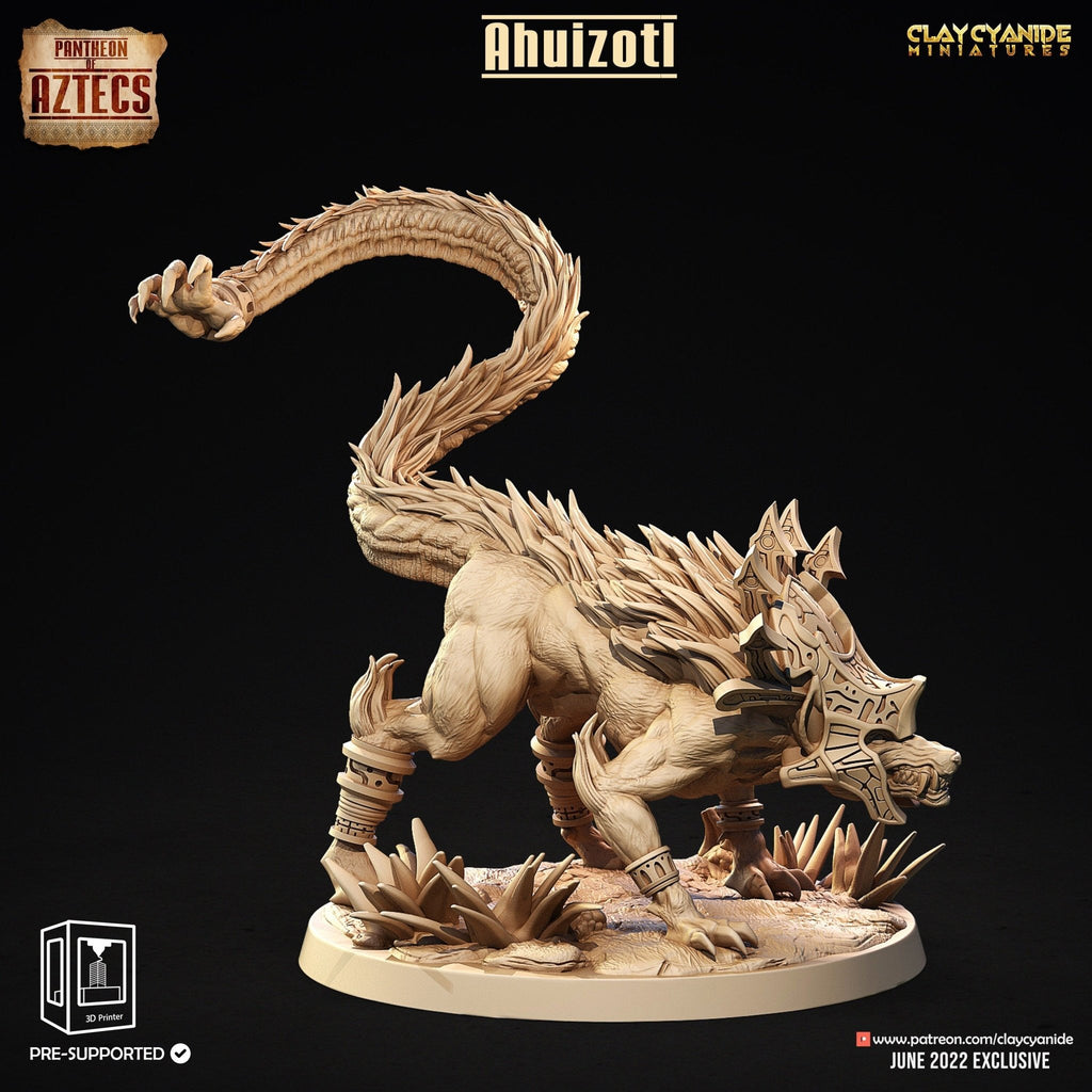Ahuizotl - Pantheon of the Aztecs - Clay Cyanide - Sigmarite Boutique