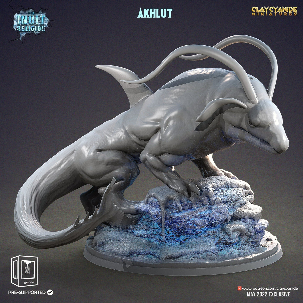 Akhlut - Inuit Religion - Clay Cyanide - Sigmarite Boutique