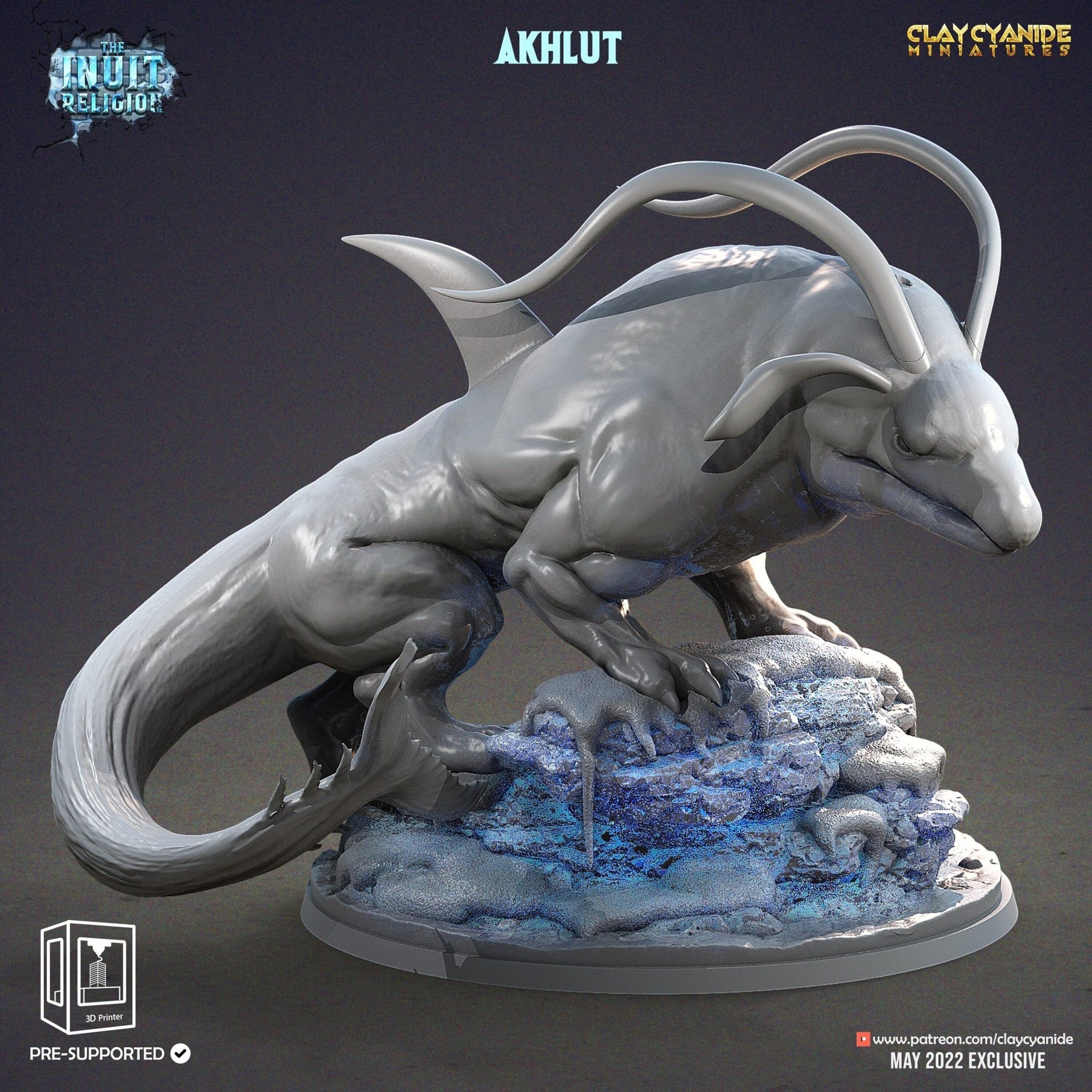 Akhlut - Inuit Religion - Clay Cyanide - Sigmarite Boutique