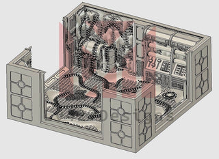 Alien 3-Way Corner Corridor - LV-427 Designs - Sigmarite Boutique