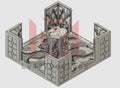 Alien 4-Way Intersection with Computer Terminal - LV-427 Designs - Sigmarite Boutique
