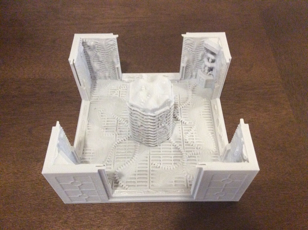 Alien 4-Way Intersection with Computer Terminal - LV-427 Designs - Sigmarite Boutique