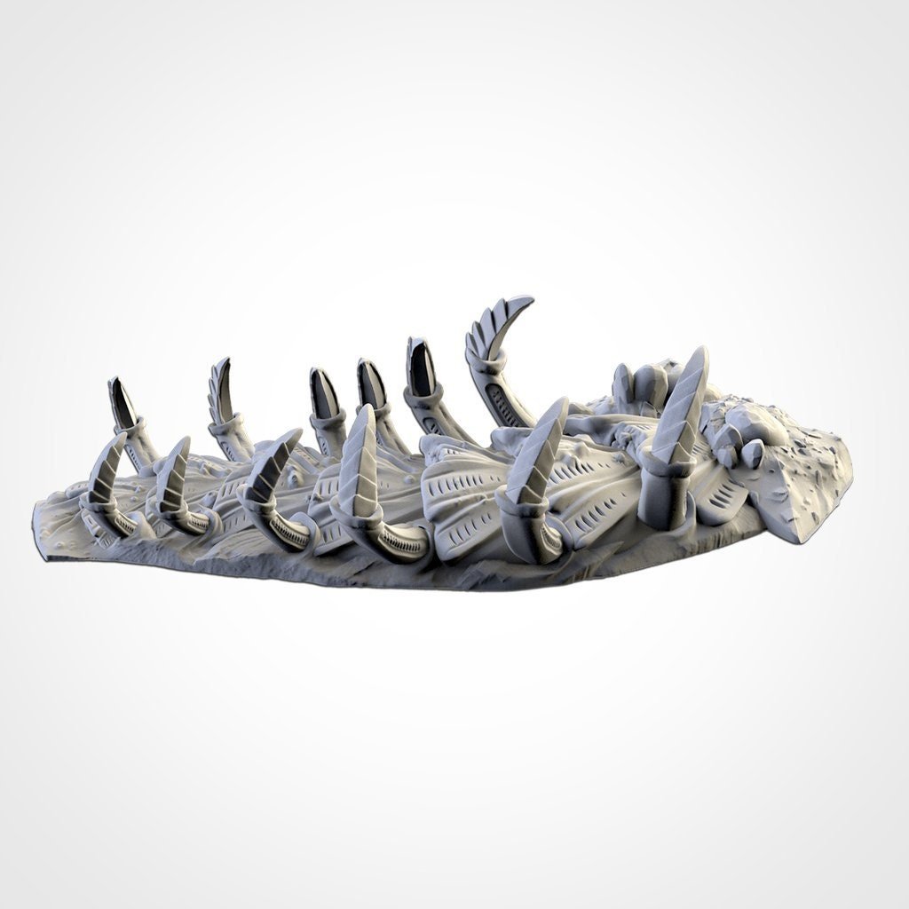 Alien Bioterrain - Scifi Terrain - 3D Printed PLA Plastic - Sigmarite Boutique
