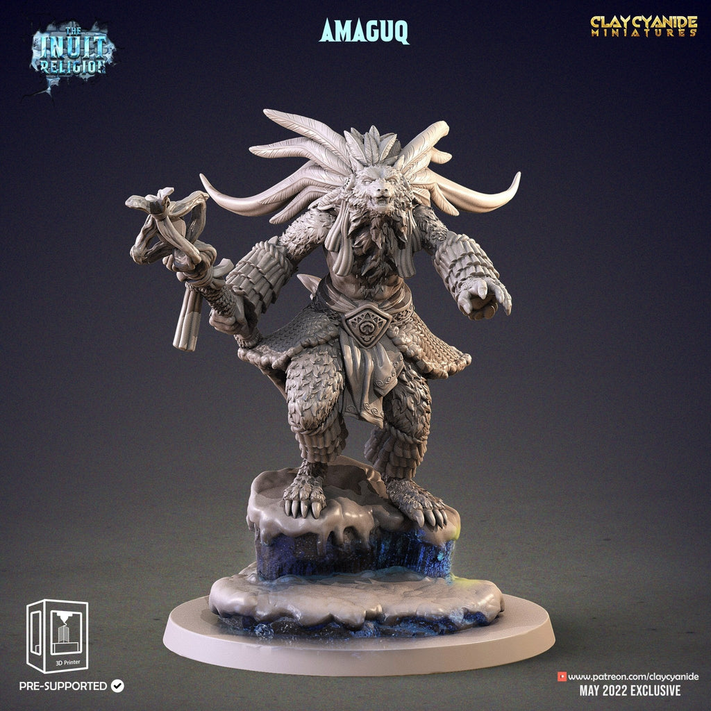 Amaguq - Inuit Religion - Clay Cyanide - Sigmarite Boutique