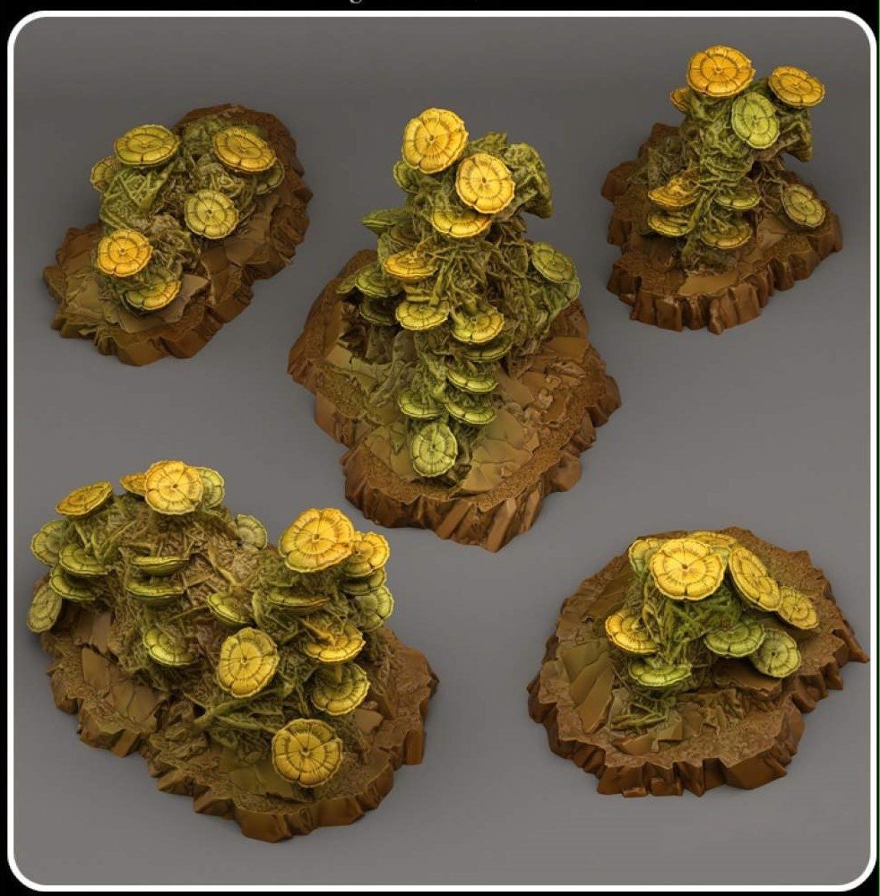 Ancient Molds - Fantastic Plants and Rocks - Print Your Monsters - Sigmarite Boutique