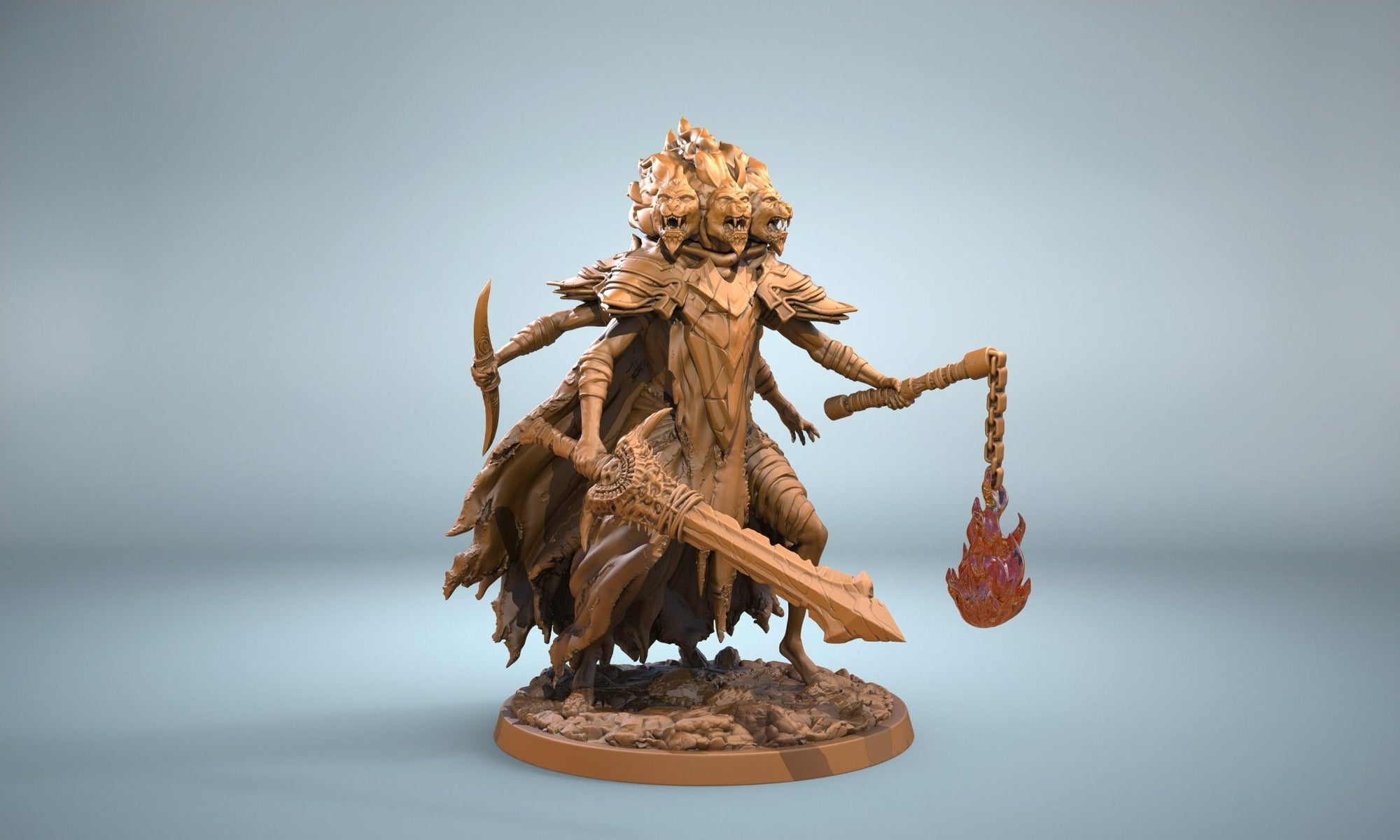 Apedemak - Kingdom of Felinaria - Clay Cyanide - Sigmarite Boutique