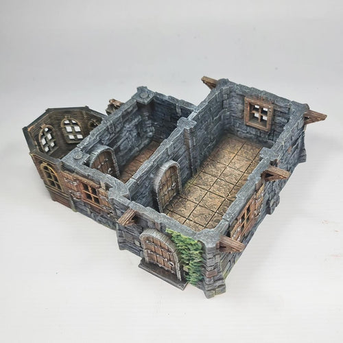 Apothecary's Tower - Medieval Wizard Tower Terrain - Multi-Level 28mm Fantasy Terrain with Playable Interior - Sigmarite Boutique